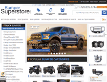 Tablet Screenshot of bumpersuperstore.com